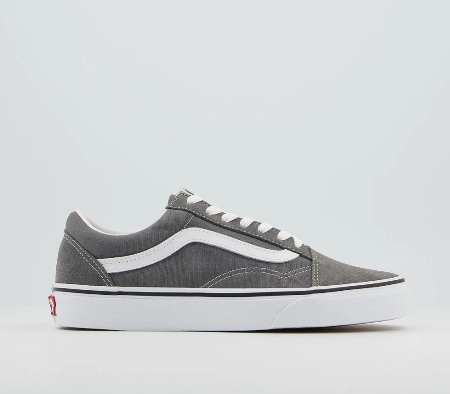 Vans Old Skool Men's Pewter True White Skate Trainers