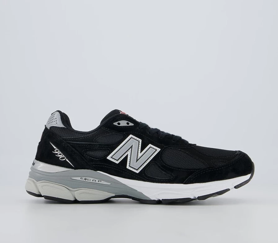 New Balance 990V3 Women's Black Running Shoes – Lightweight Comfort Trainers