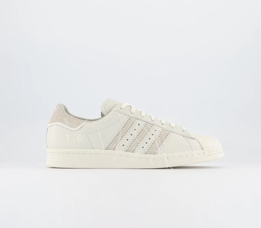 Adidas Y-3 Superstar Trainers for Women in Off White