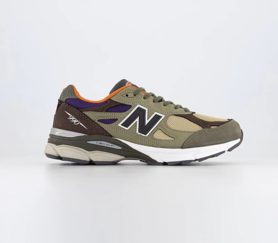 New Balance 990V3 Men's Brown Running Trainers – Premium Comfort & Style