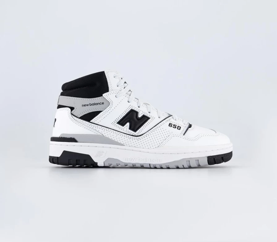 New Balance BB650 White Black Men's Training Shoes