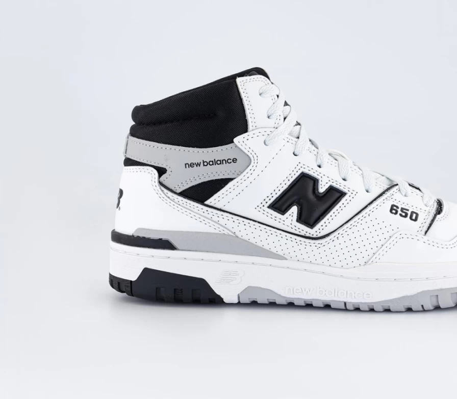 New Balance BB650 White Black Men's Training Shoes