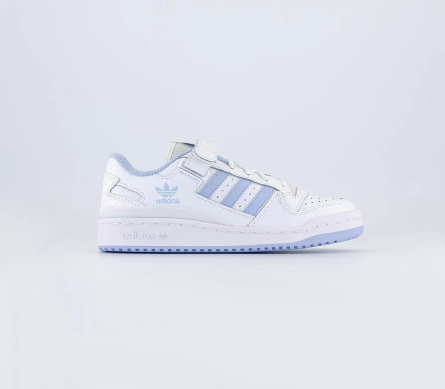 Adidas Forum 84 Low Women's Trainers in White Blue White