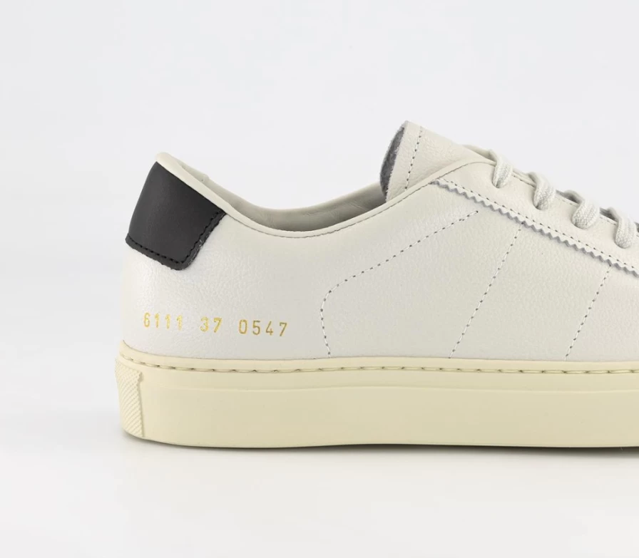 Common Projects Women's Tennis 77 Trainers in White & Black - Classic Sneakers