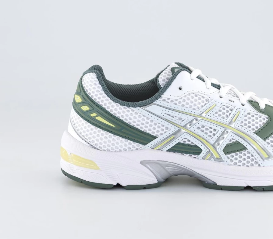 Asics Gel 1130 Women's Trainers in White Huddle Yellow - Lightweight Running Shoes