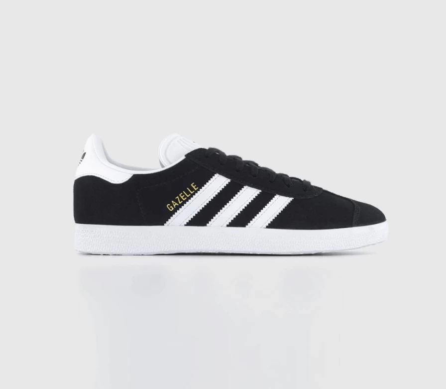 Adidas Women's Gazelle Trainers in Core Black & White - Classic Sneakers