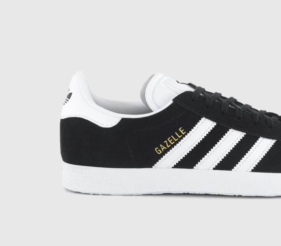 Adidas Women's Gazelle Trainers in Core Black & White - Classic Sneakers