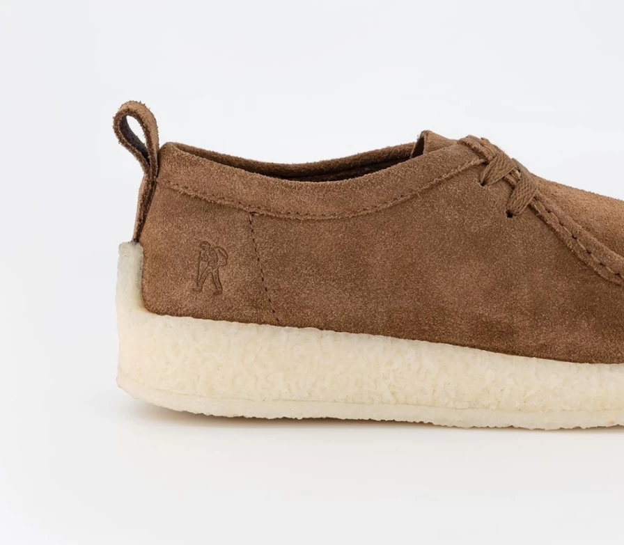 Clarks Originals Men's 8th Street Rossendale Shoes in Cola Suede - Casual Comfort Footwear