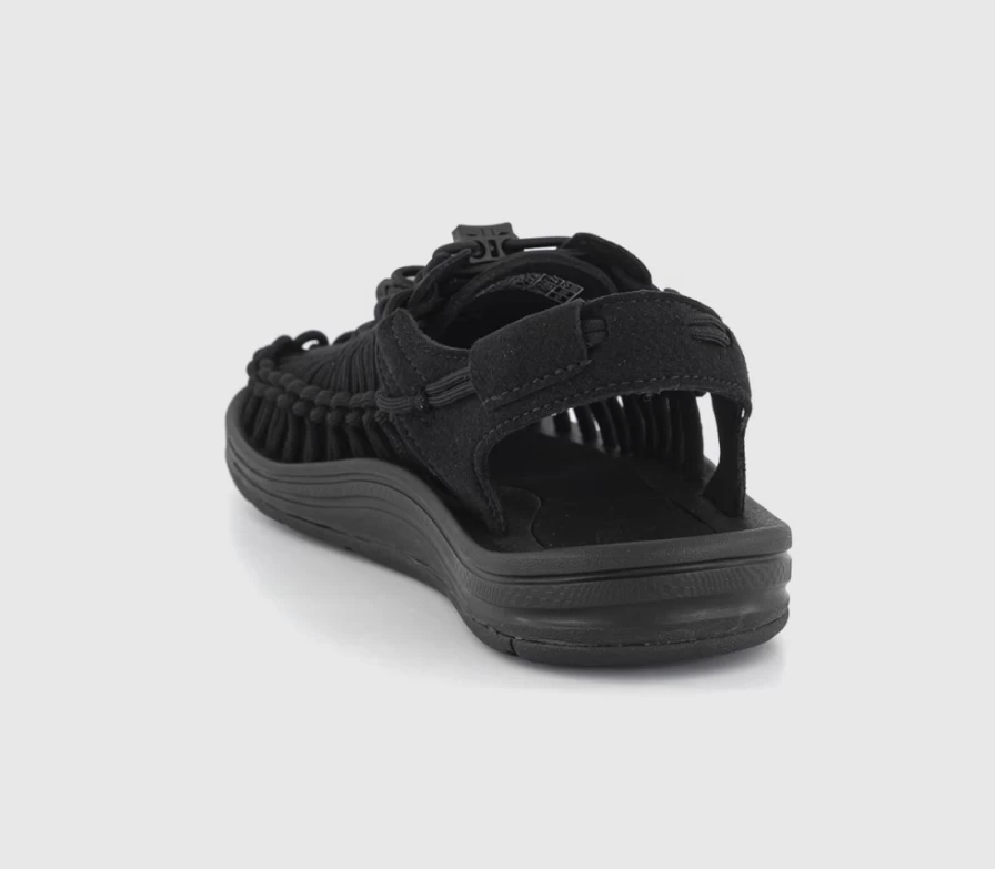 KEEN Men's Uneek Sandals - Black Outdoor Sport Sandals for Hiking and Water Activities