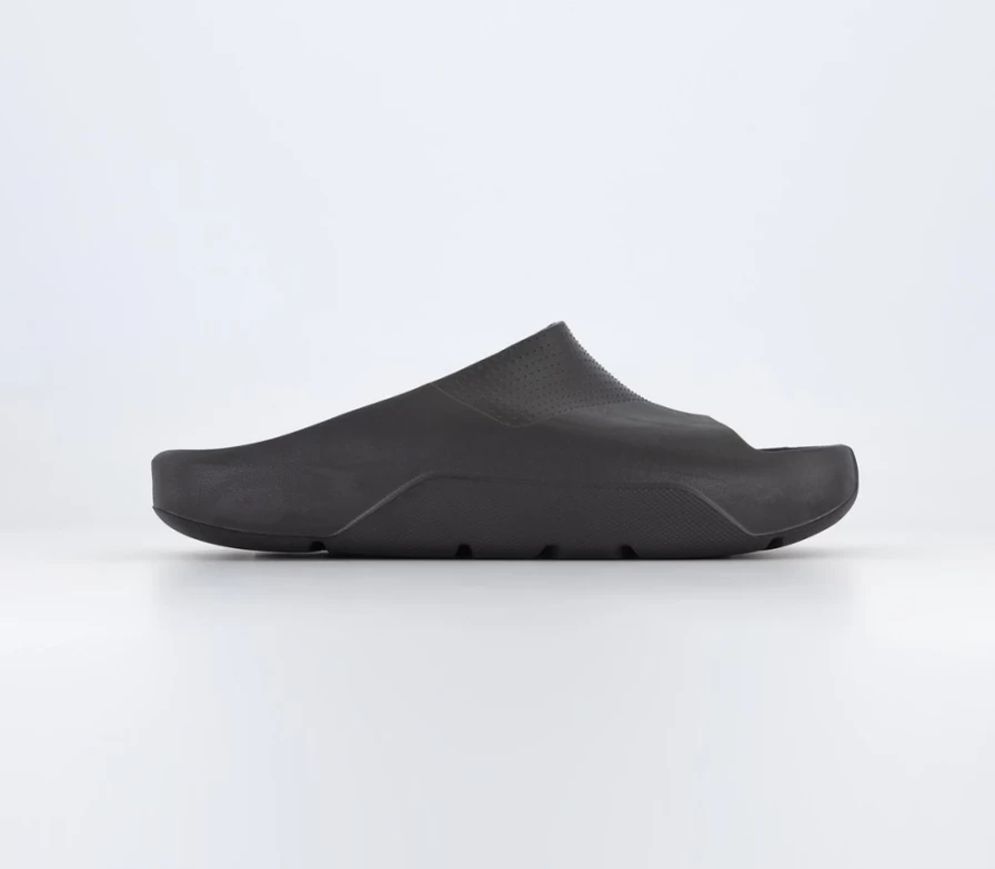 Jordan Men's Black Post Sliders - Comfortable Slide Sandals for Casual Wear