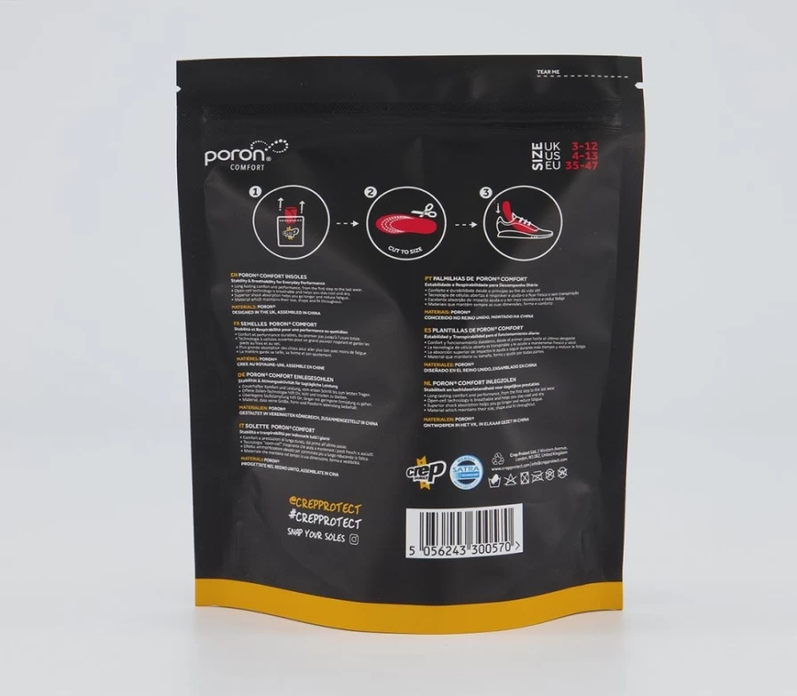 Crep Protect Comfort Insoles for Men – Premium Shoe Insoles for Enhanced Support