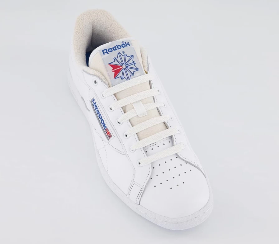 Reebok Club C Women's Trainers in White, Vector Blue, Vector Red - Classic Athletic Shoes