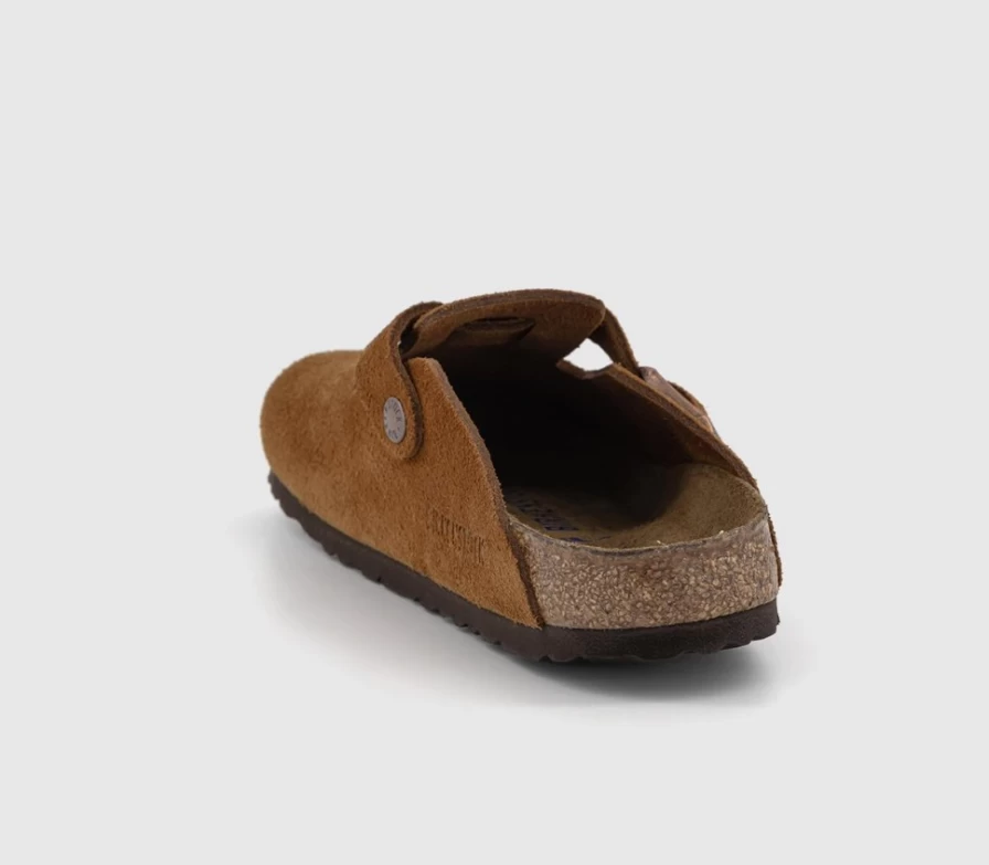BIRKENSTOCK Boston Clogs for Men in Mink - Comfortable Leather Slip-On Shoes