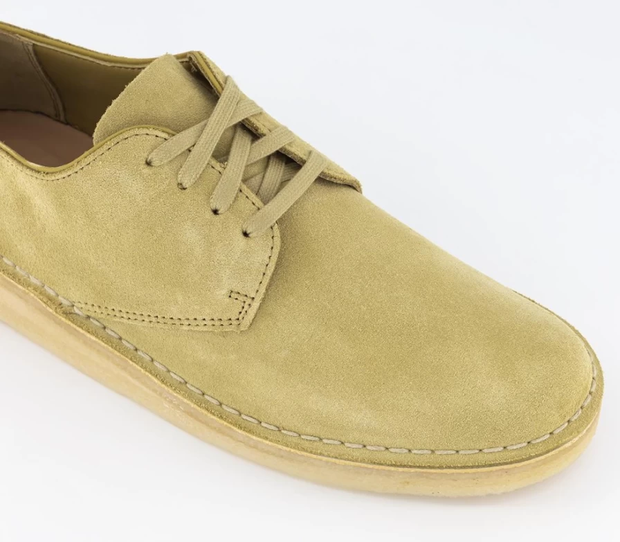 Clarks Originals Men's Coal London Shoes in Maple Suede - Casual Footwear for Men