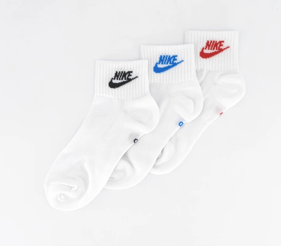 Nike Men's Everyday Essential Low Socks 3-Pack - Multi Colour