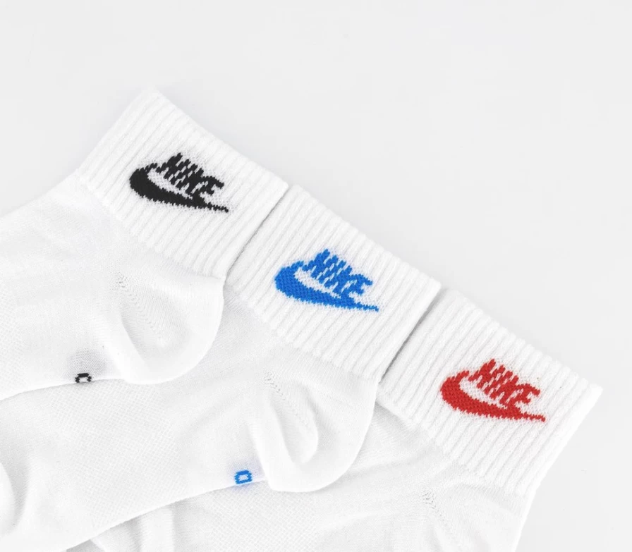 Nike Men's Everyday Essential Low Socks 3-Pack - Multi Colour
