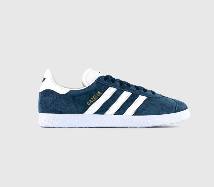 Adidas Gazelle Men's Trainers in Collegiate Navy White | Classic Sneakers