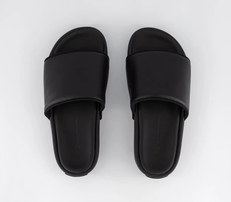 Adidas Y-3 Men's Black Y-3 Slides | Official Y-3 Footwear
