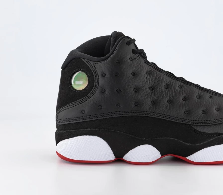 Jordan Men's Air Jordan 13 Retro Basketball Shoes - Black, True Red, White