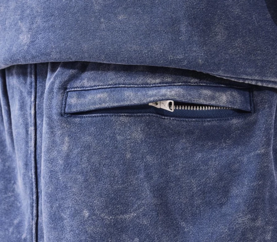 Jordan Men's French Blue Wash Fleece Pants - Comfort & Style