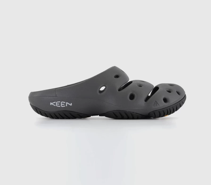 KEEN Men's Yogui Sandals in Magnet Black - Outdoor Adventure Footwear