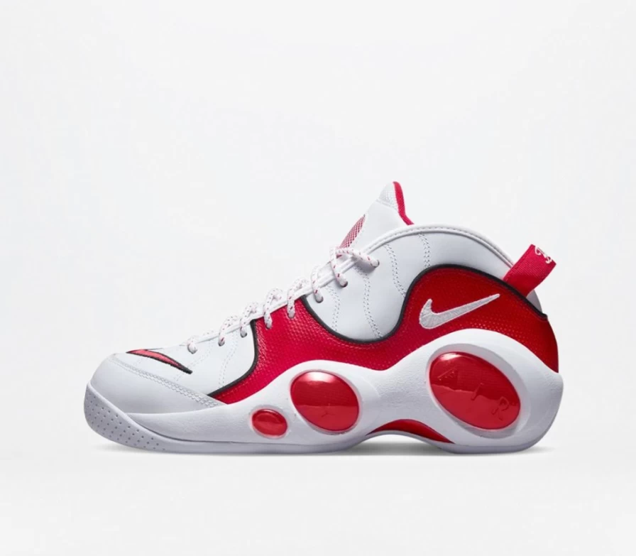 Nike Air Zoom Flight 95 Men's Trainers in White, True Red, Black - Official Nike Shoes