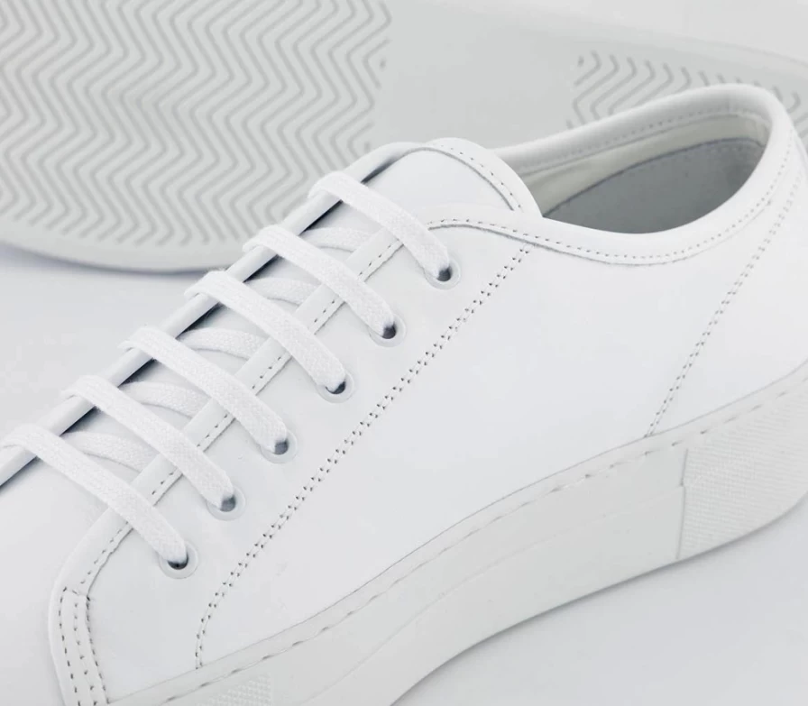 Common Projects Women's Tournament Low White Leather Sneakers