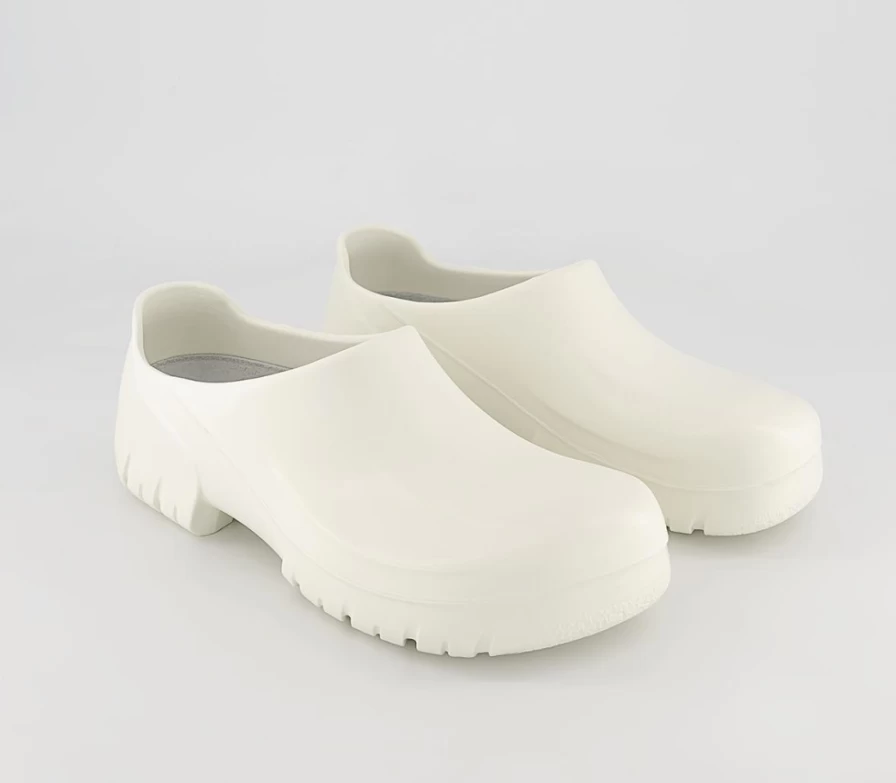 BIRKENSTOCK Men's A 630 White Gloss Leather Sandals – Comfort Footwear