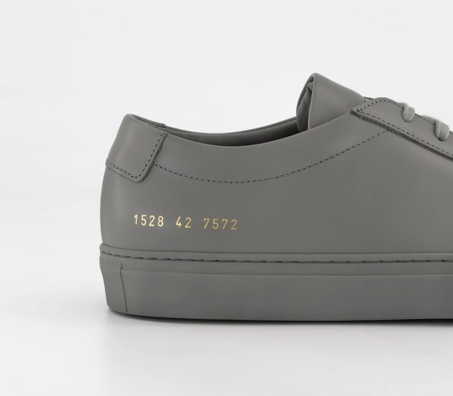 Common Projects Men's Achilles Low Top Sneakers in Cobalt Grey