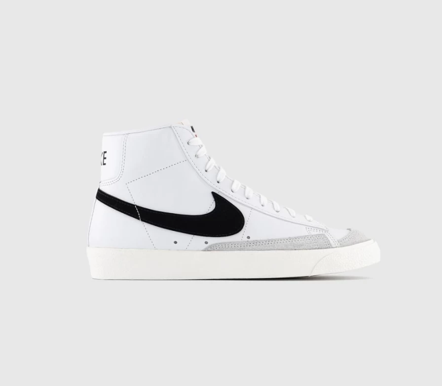 Nike Blazer Mid 77 White Black Men's Trainers