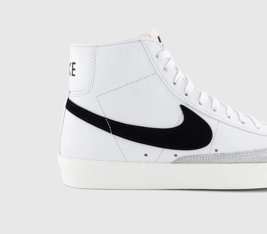 Nike Blazer Mid 77 White Black Men's Trainers