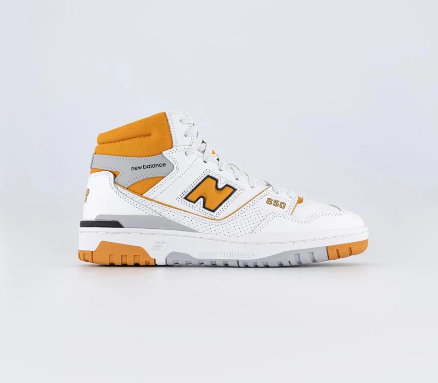 New Balance BB650 White Orange Men's Training Shoes