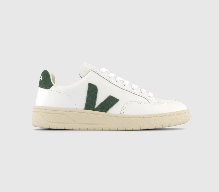 VEJA Men's V-12 Trainers in Extra White Cyprus F | Sustainable Sneakers
