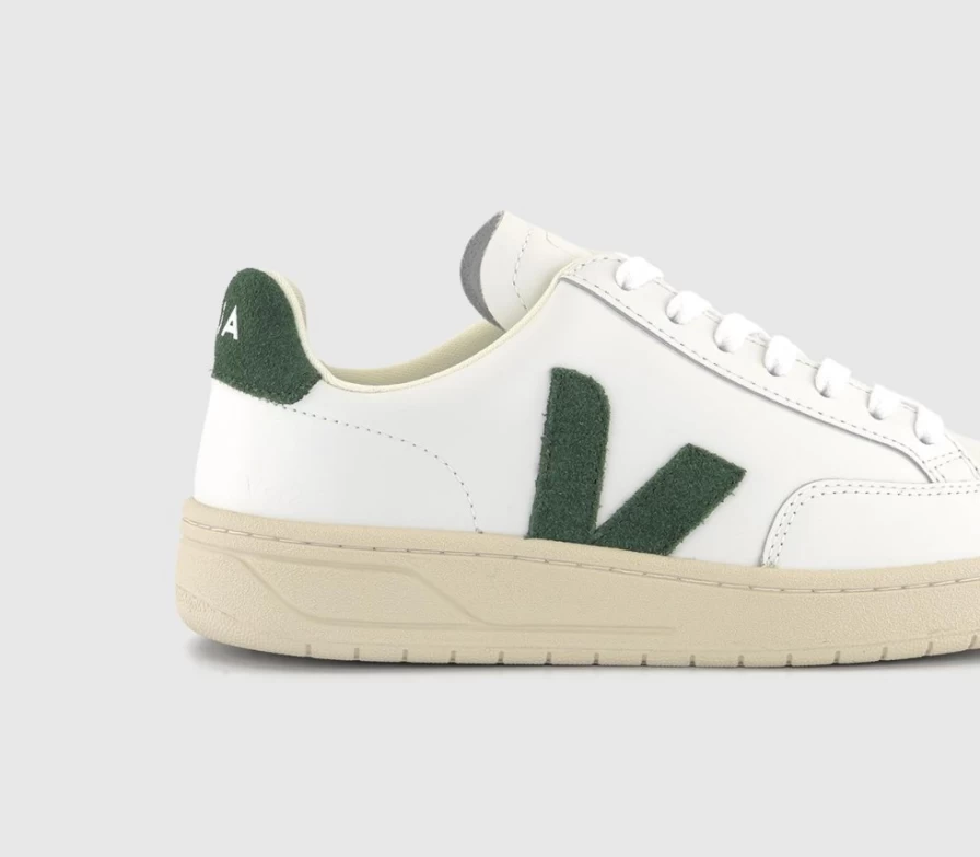 VEJA Men's V-12 Trainers in Extra White Cyprus F | Sustainable Sneakers