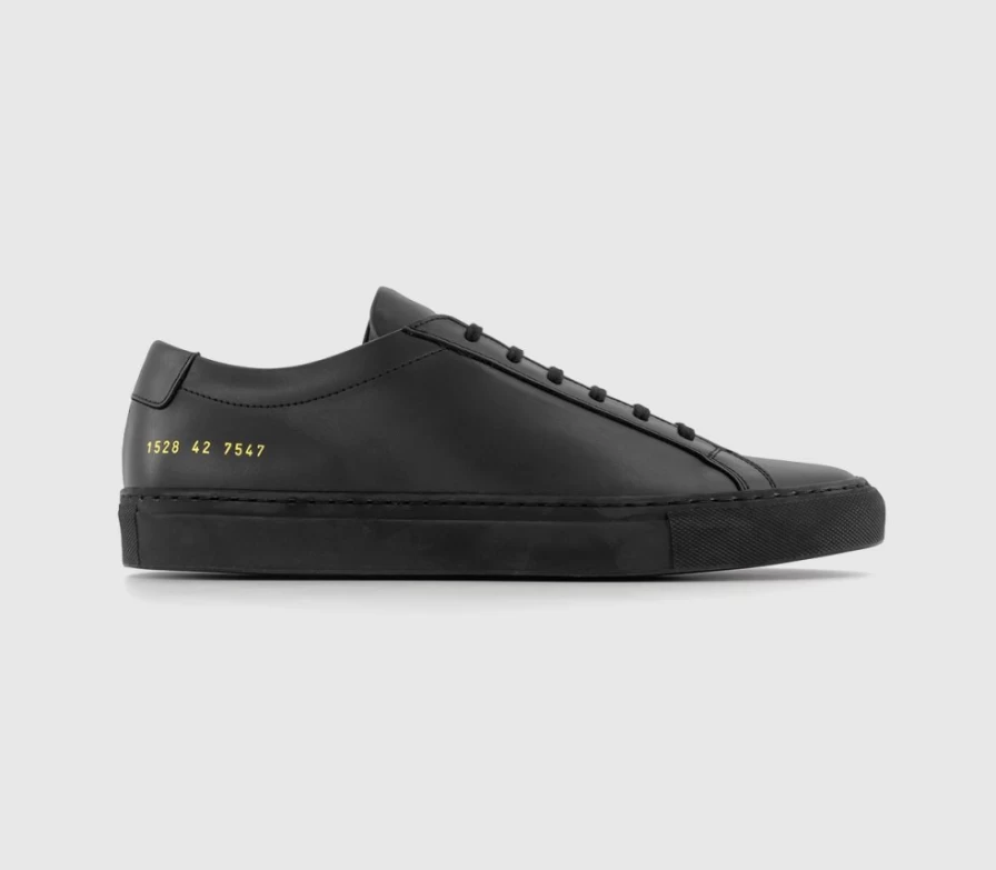 Common Projects Men's Achilles Low Top Sneakers in Black