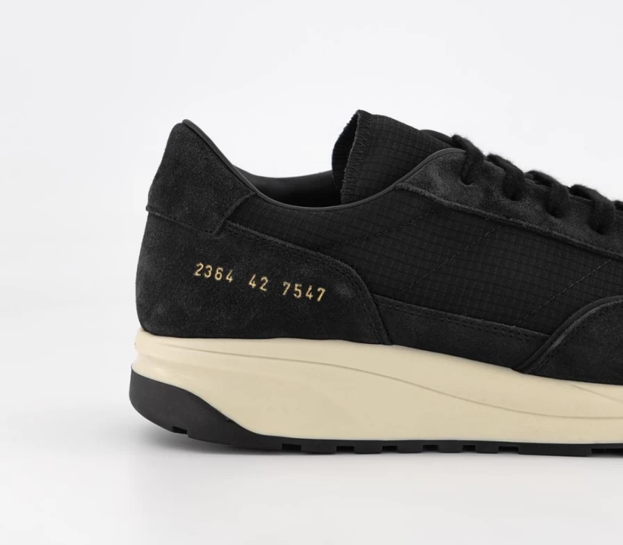 Common Projects Men's Black Track 80 Sneakers