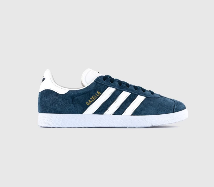 Adidas Women's Gazelle Trainers in Collegiate Navy White | Classic Sneakers
